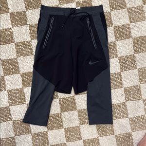 Nike Kids Black and Gray Bottoms